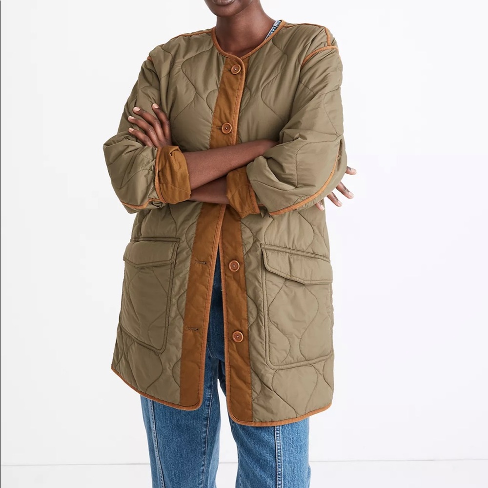 Madewell reversible quilted liner jacket